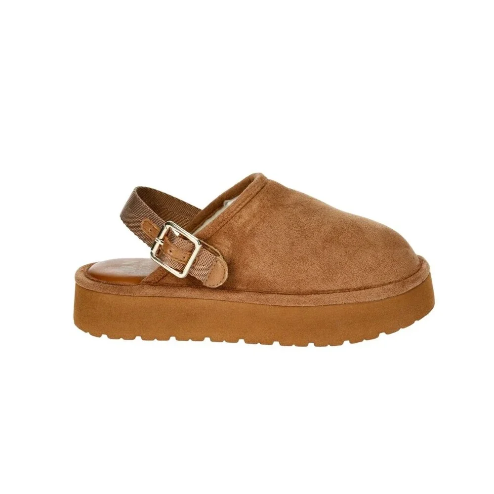 Madden NYC Youth Girls Platform Clog Faux Shearling Lining Size 4 NWT Chunky